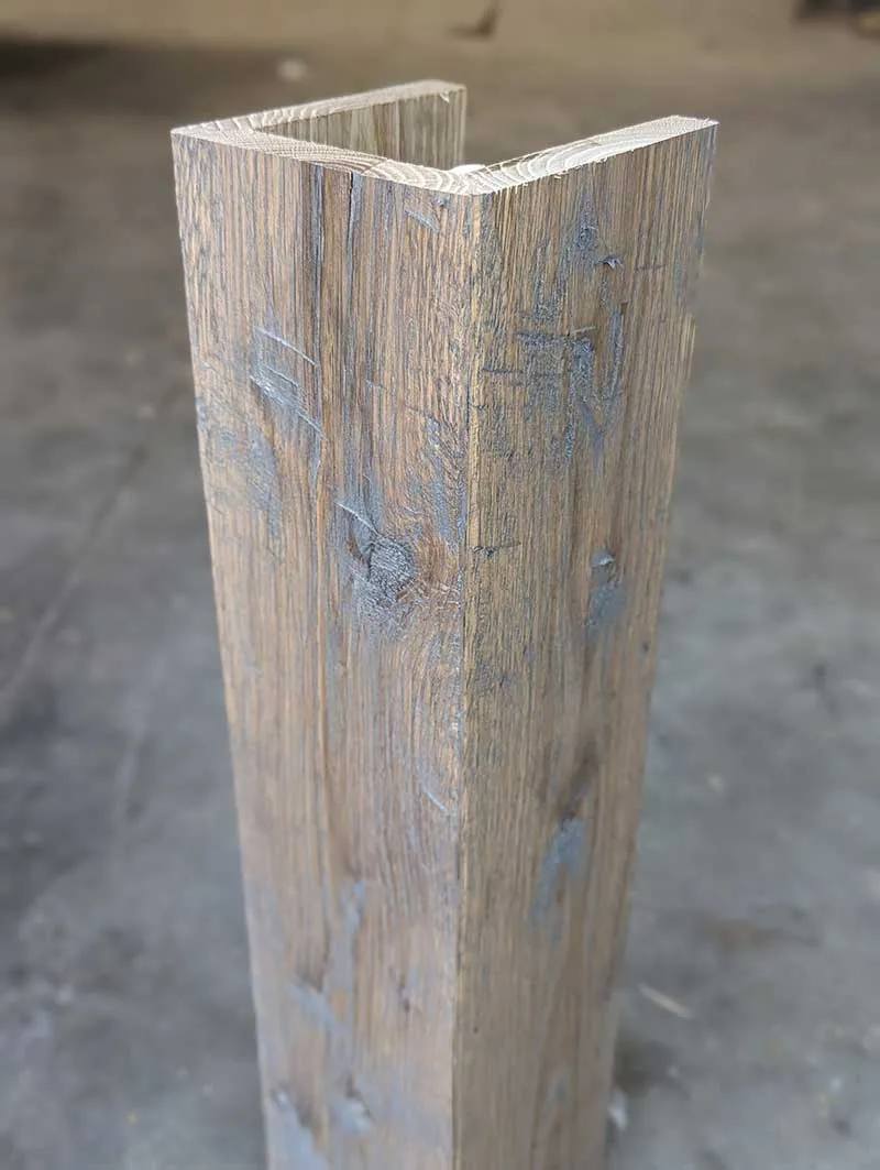 Iron On Oak Box Beam