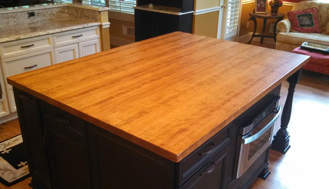 Distressed Grain Butcher Block