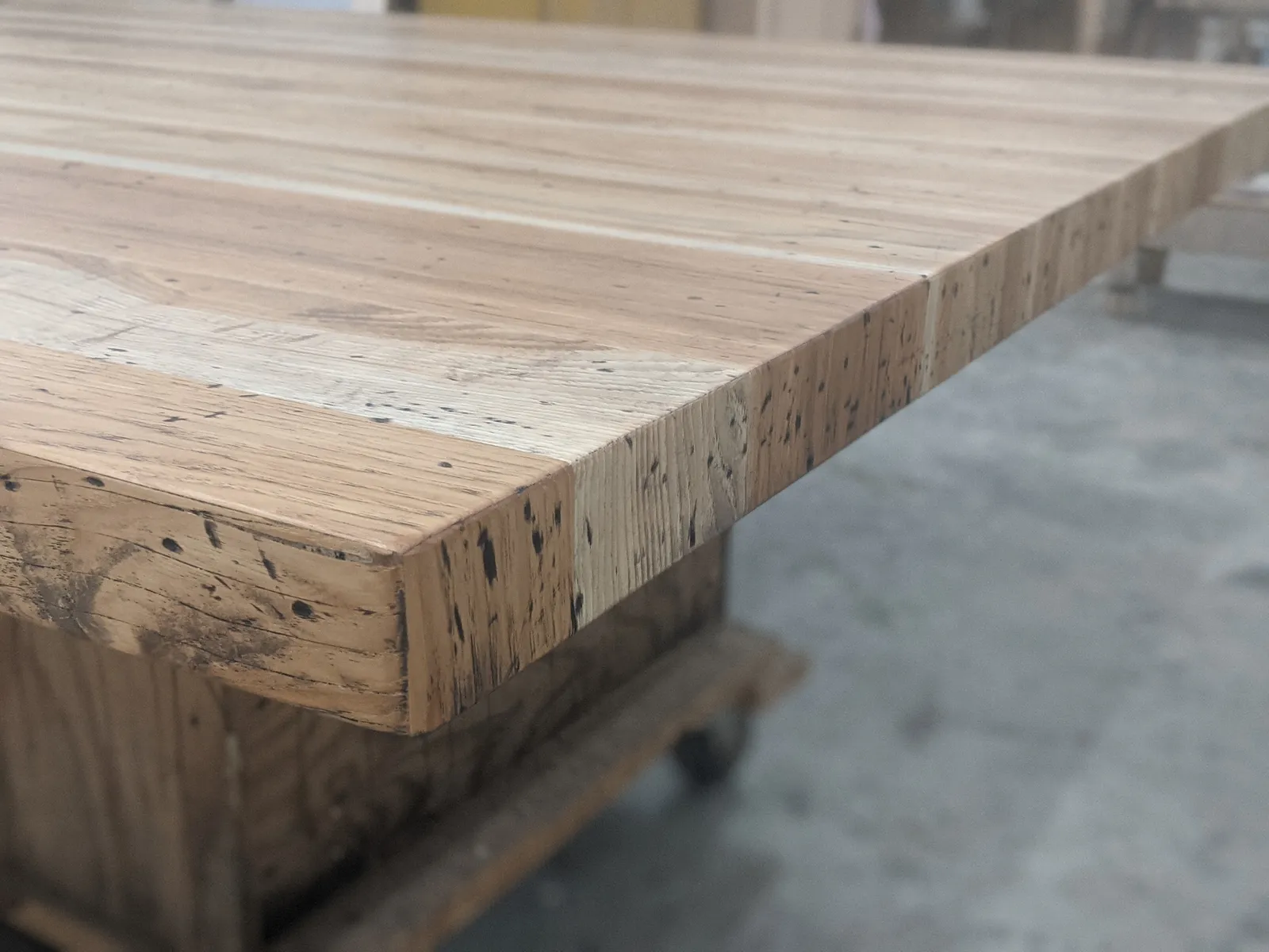 Distressed Hickory Countertop