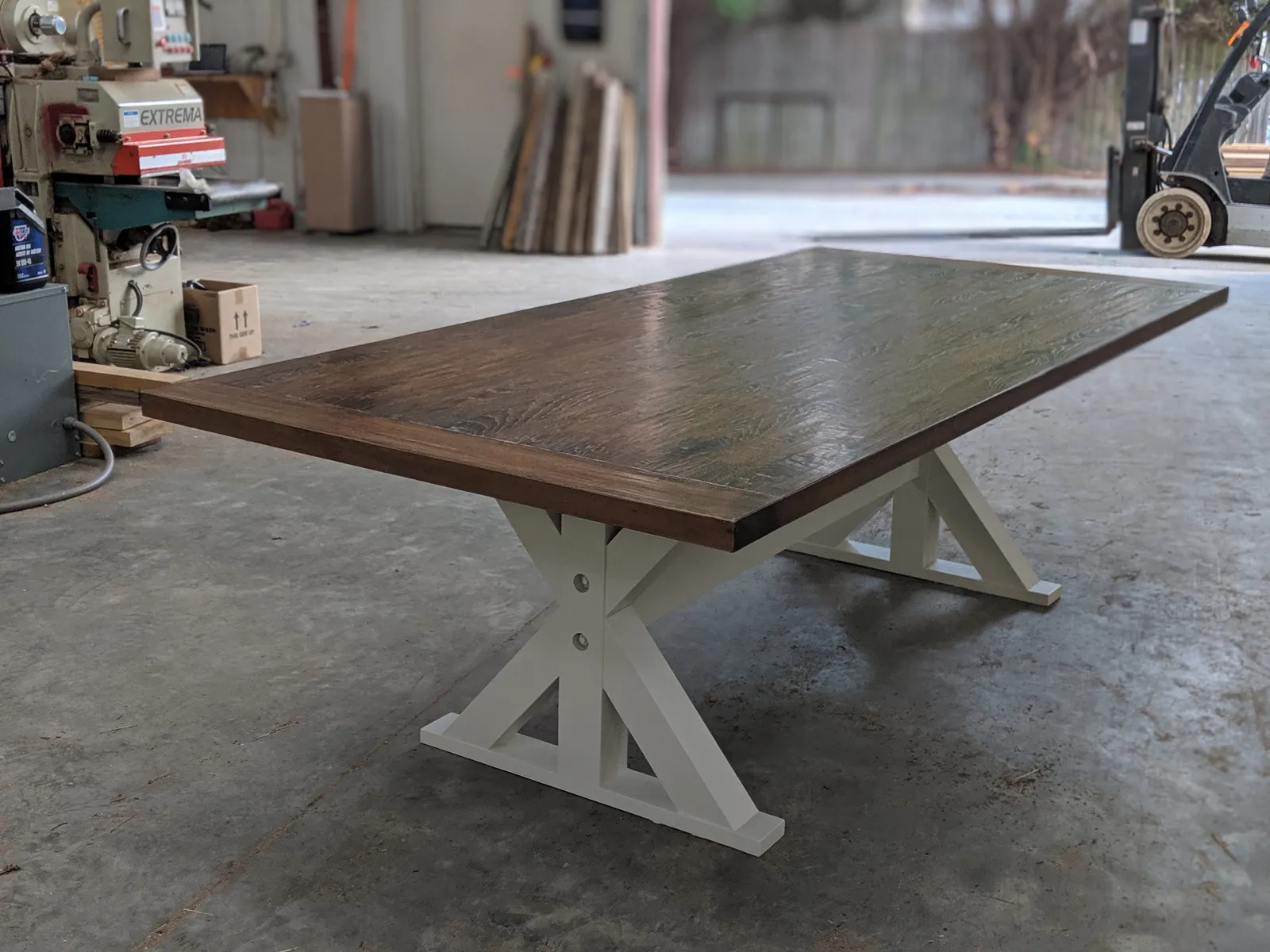 Custom Hickory Farmhouse Table Top