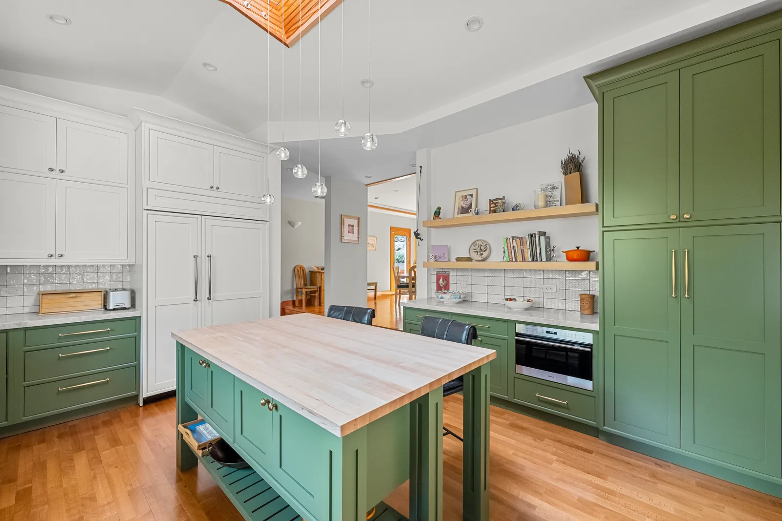 Maple Butcher Block Kitchen Island