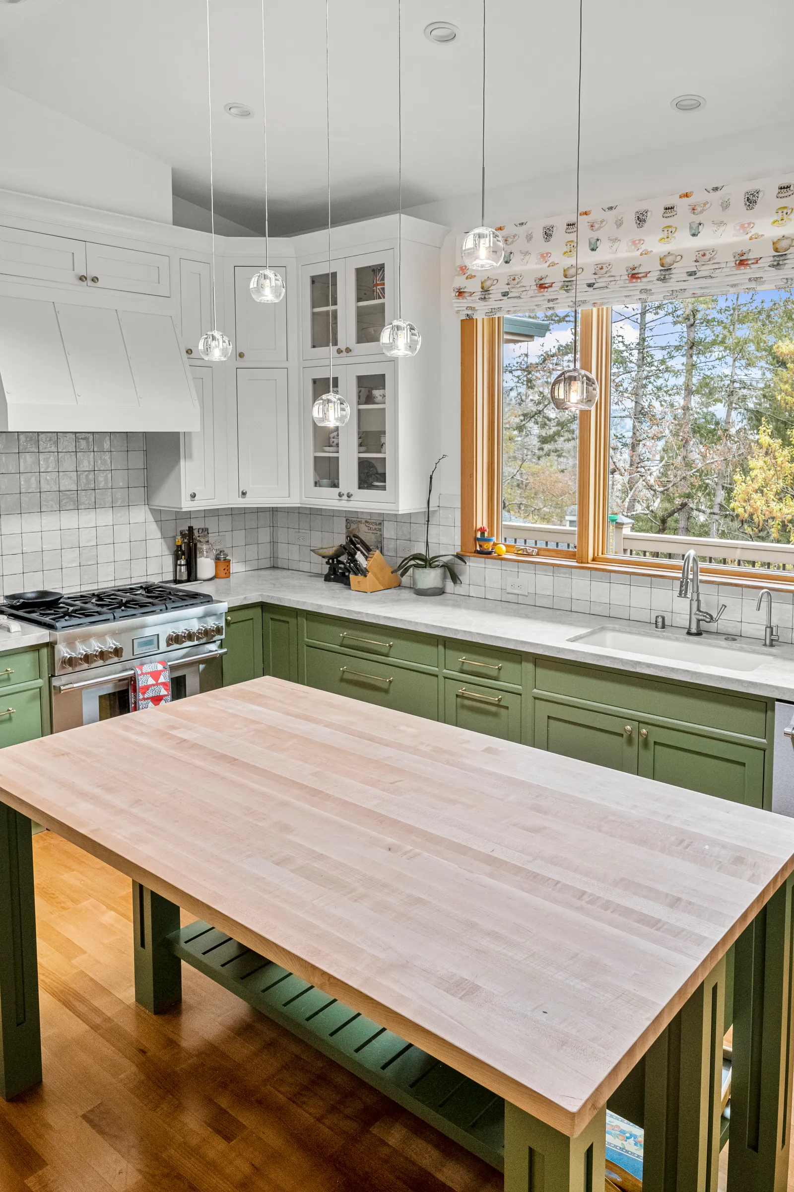 Maple Butcher Block Kitchen Island