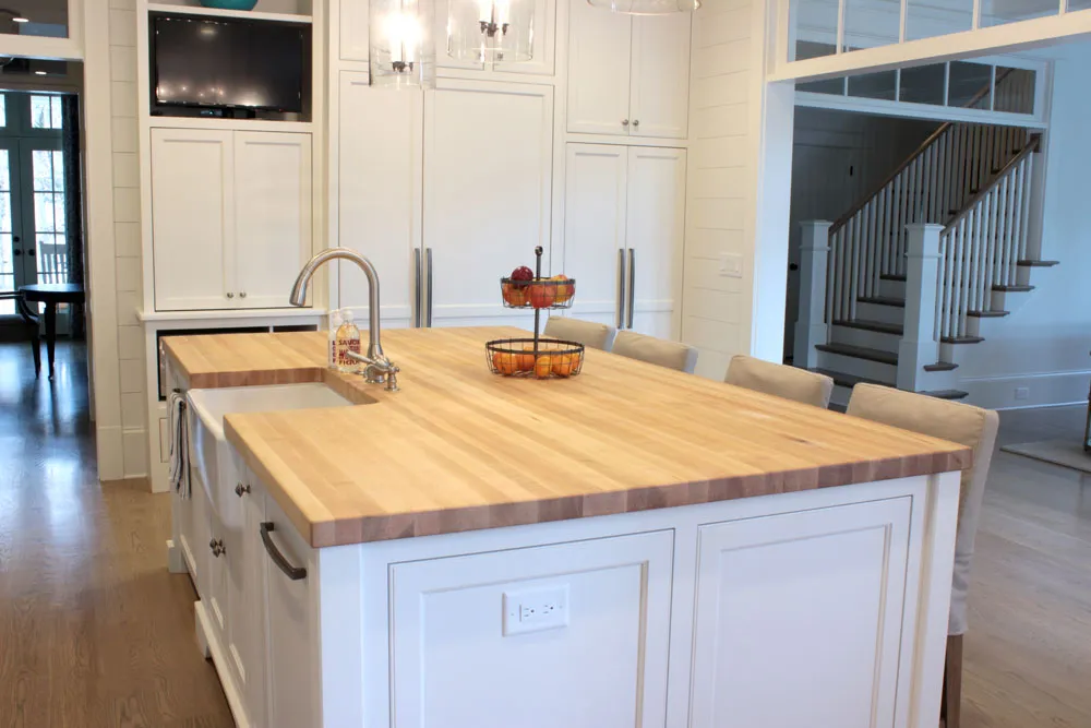 Maple Butcher Block Kitchen Island
