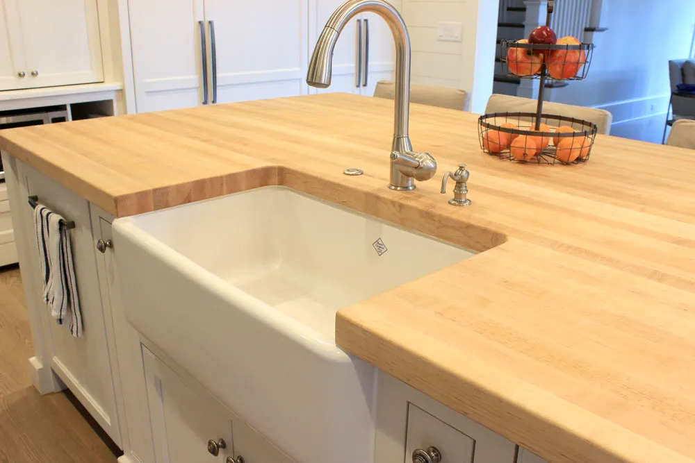 Maple Butcher Block Kitchen Island