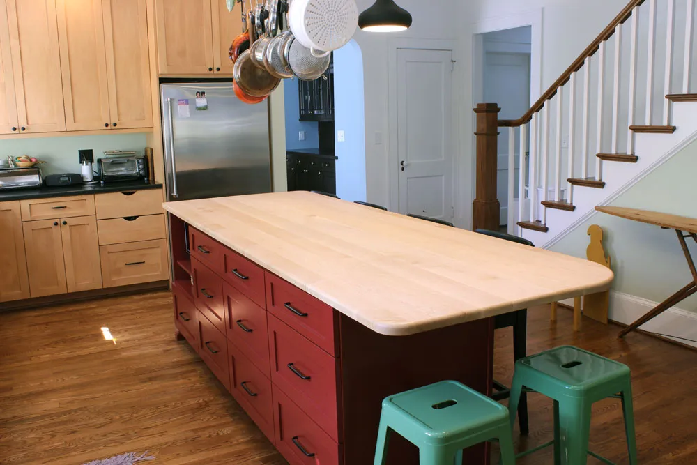 Hard Maple Kitchen Island Top