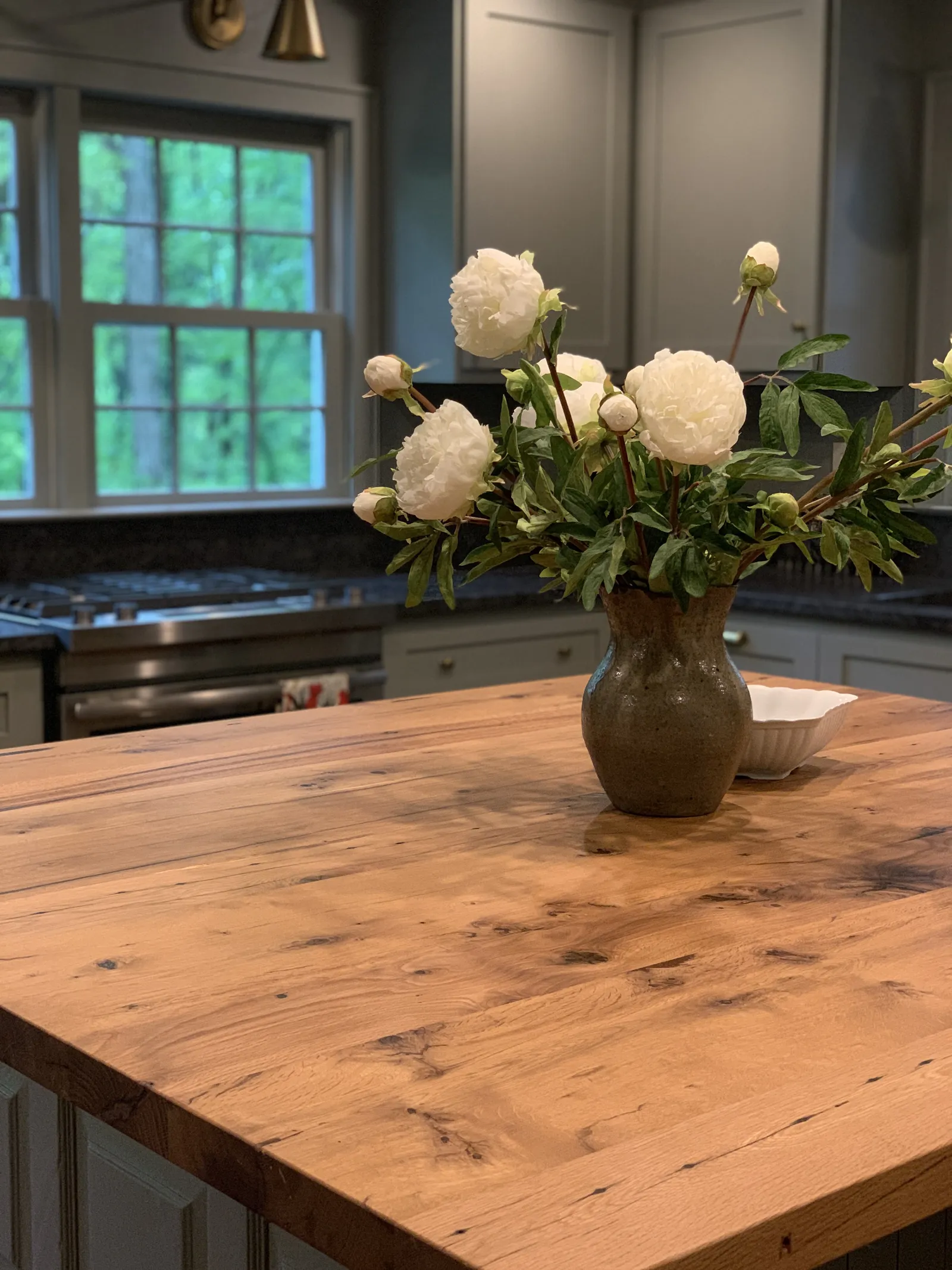 Reclaimed Wood Countertop From White Oak