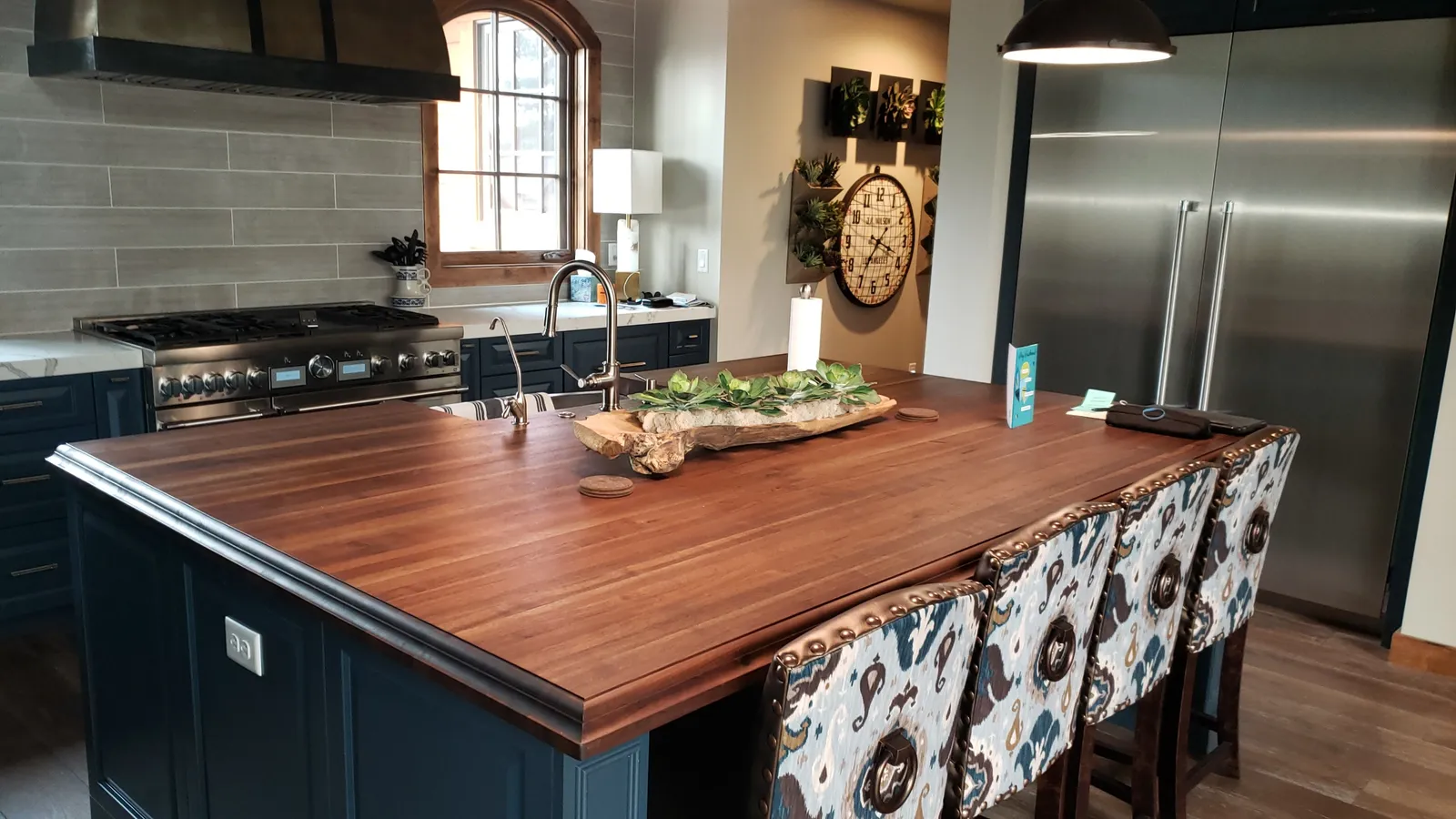 Edge Grain Sapele Island Top