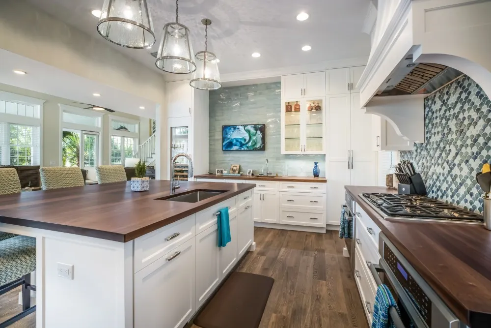 Custom Sapele Wood Countertops
