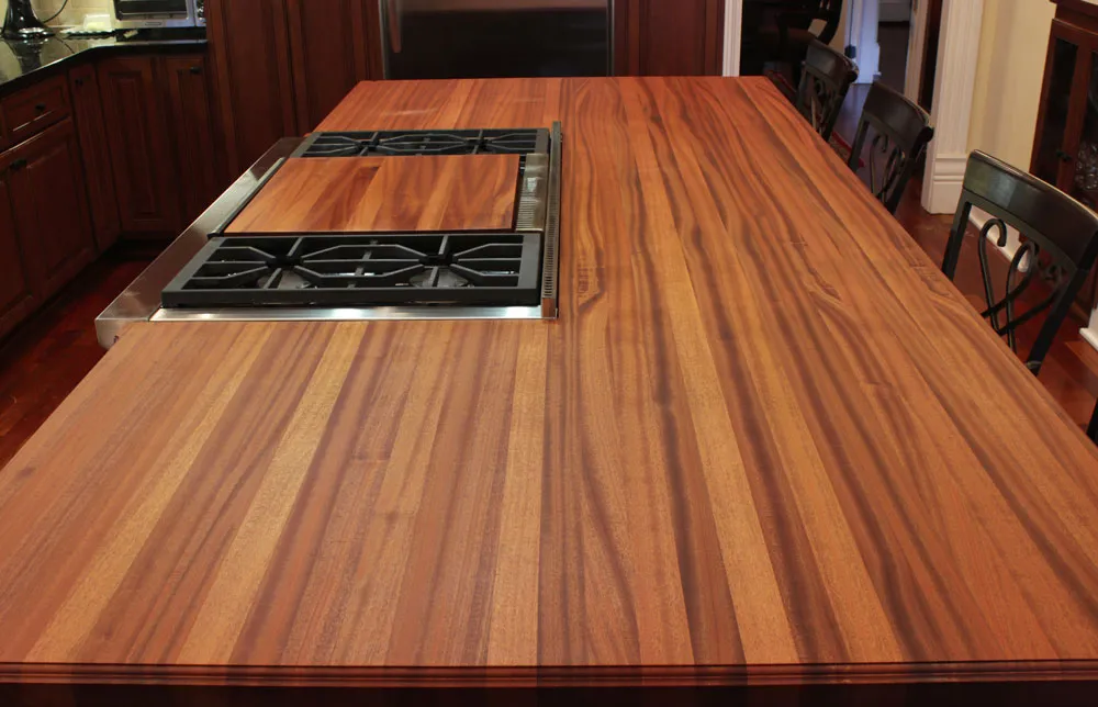 Custom butcher block made from saple wood