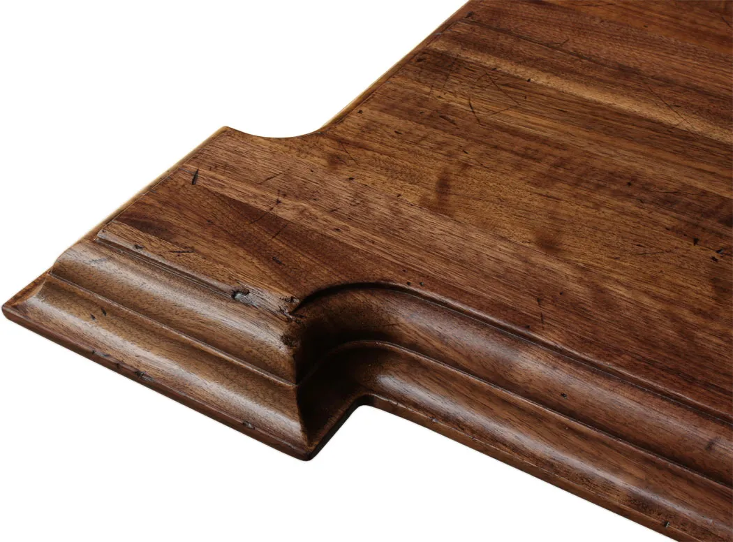 Distressed Walnut Kitchen Island Top