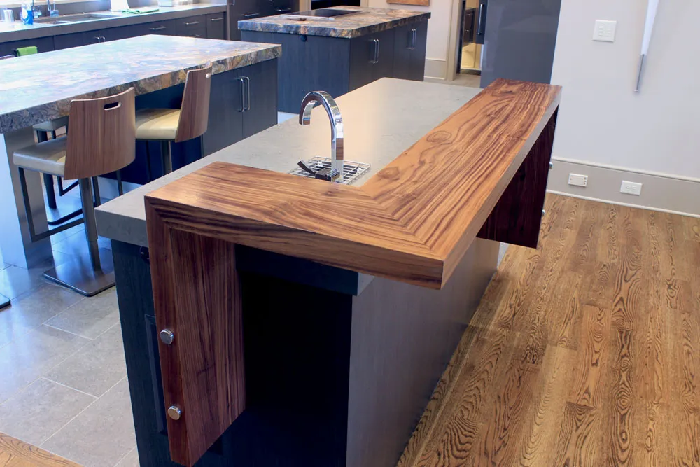 Custom Walnut Bar Top