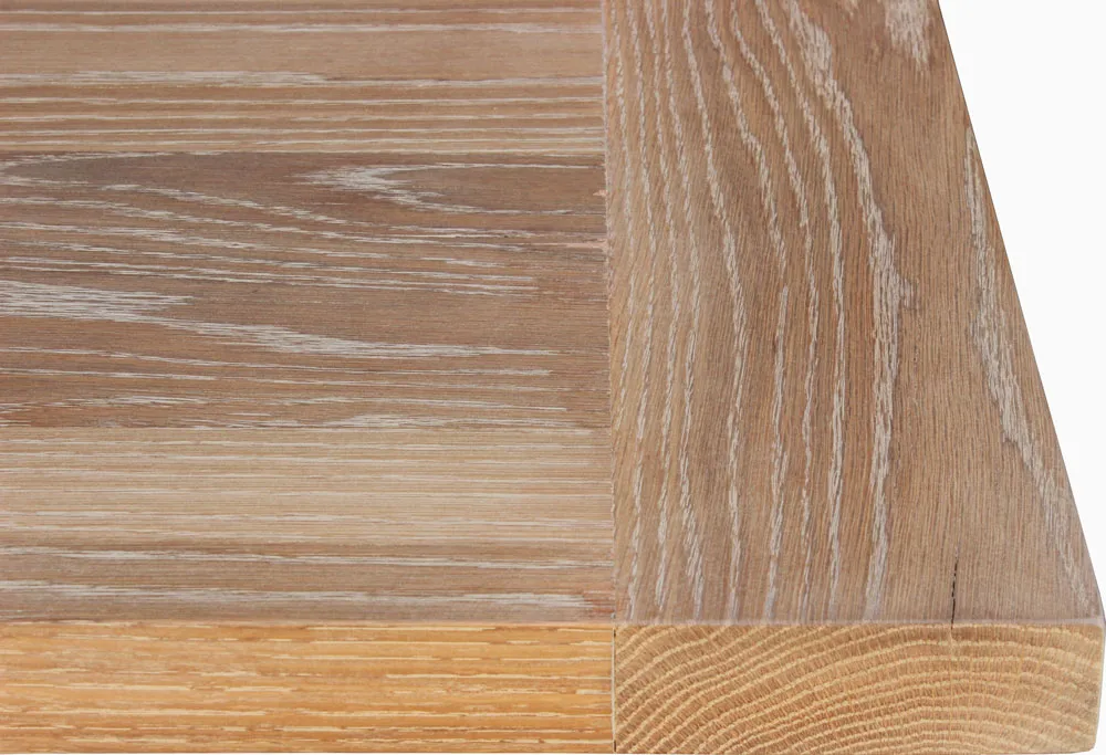 Custom weathered oak table top