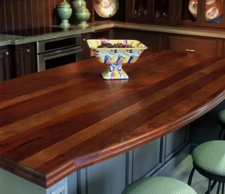 Jatoba Wood Kitchen Island Top