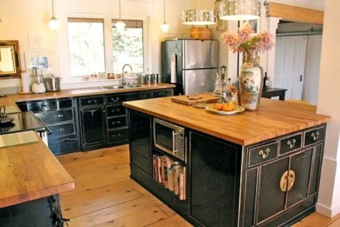 Hardwood countertops