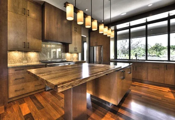 Zebrawood Kitchen Countertop