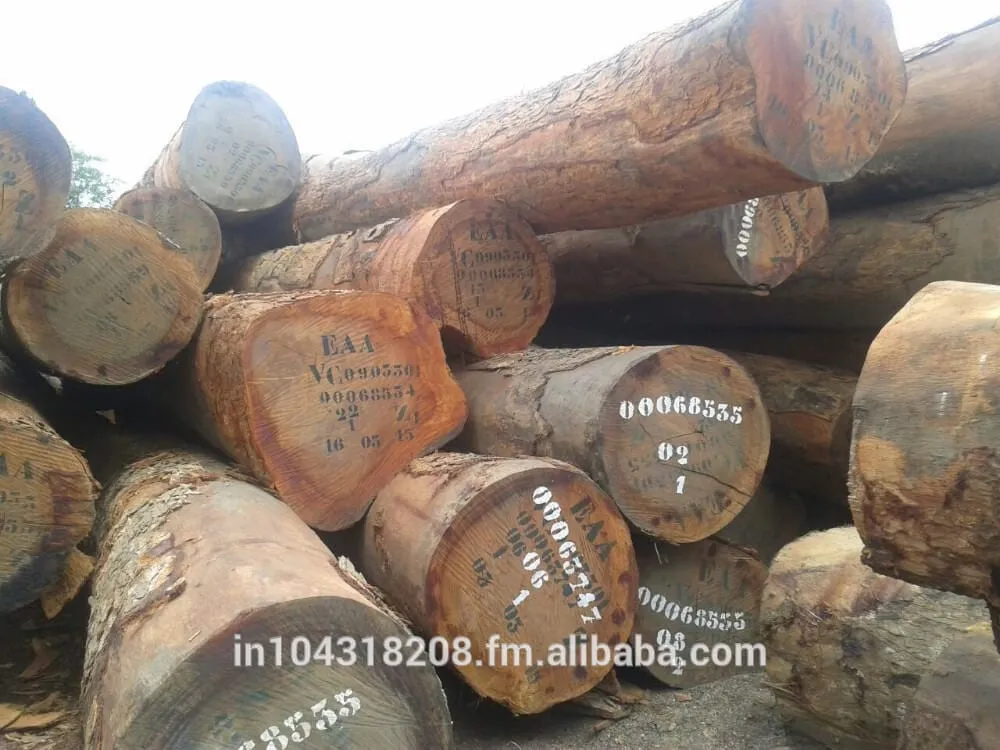 African-Exotic-Hardwood-Azobe-Ekki-Round-Logs