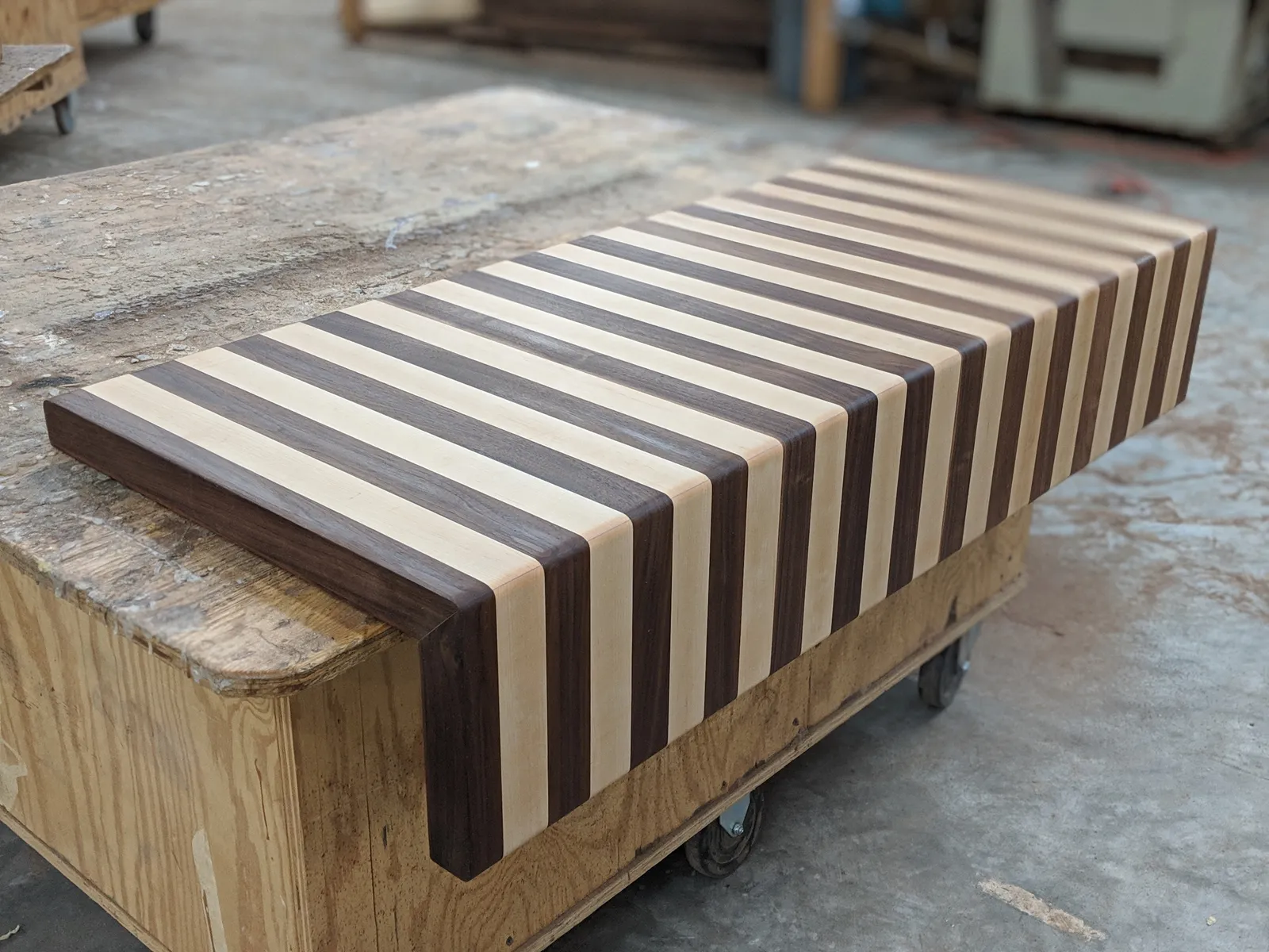 Custom Walnut/maple butcher block