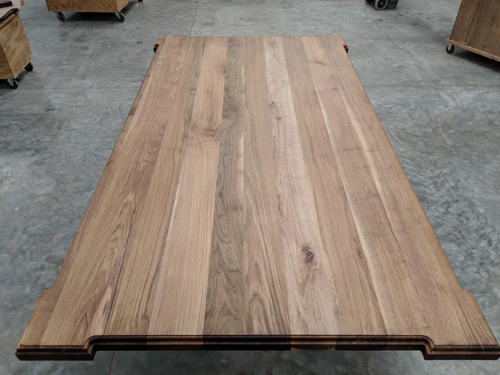 Bleached Walnut Kitchen Island