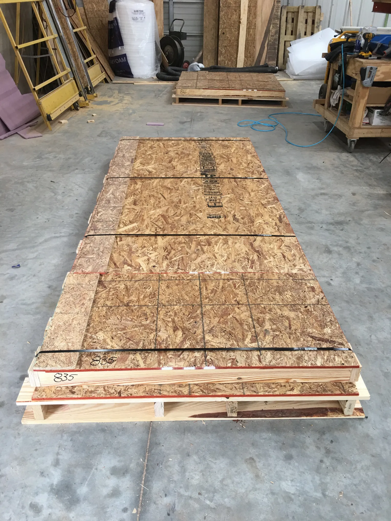 Fully crated and ready to ship wood countertop