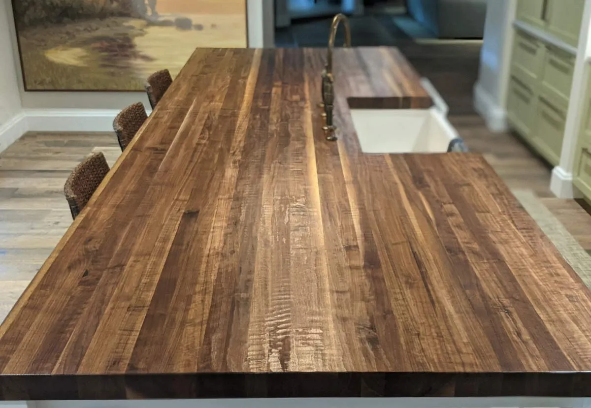 Custom Butcher Block Island Top
